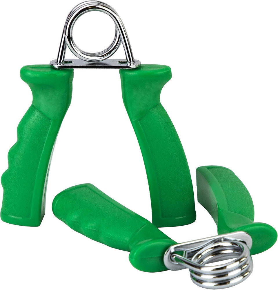 Hand Grip Exerciser Pair-Green, Medium New