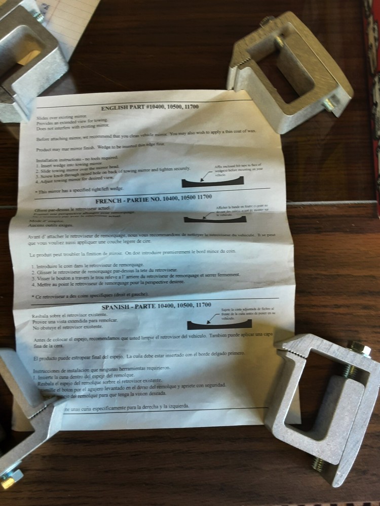 Custom Towing Mirror #11701