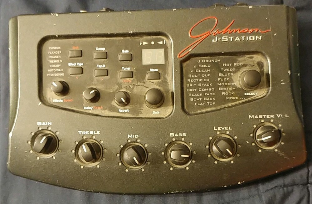 For Parts* Johnson J-Station guitar / bass amp modeling processor multieffect