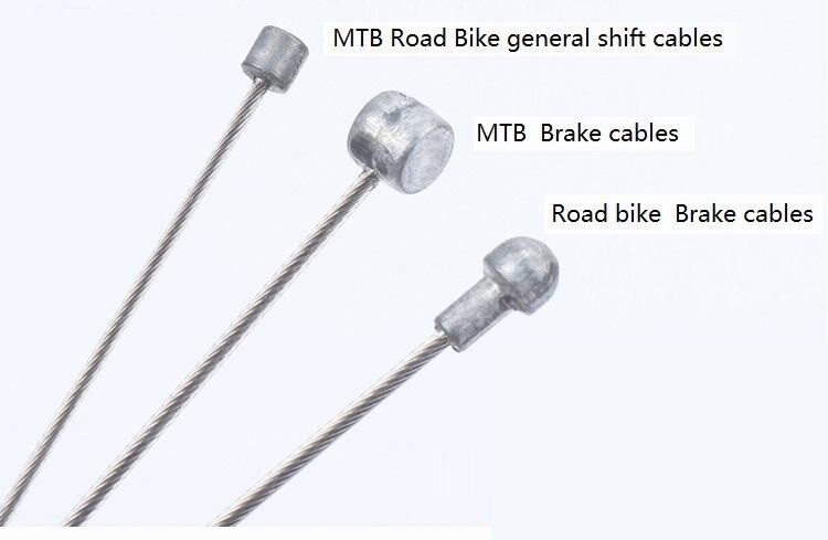 Mountain Bike Brake Cables and Cable Tips Set