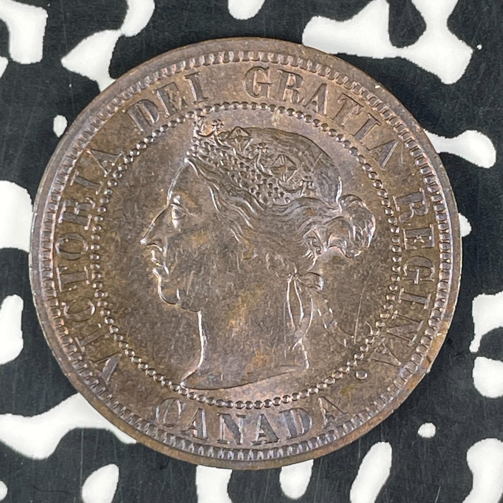 1887 Canada Large Cent Lot#JM1163 High Grade! Beautiful!