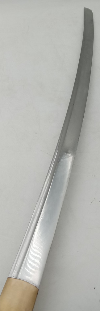 White Samurai Japanese Sword Hand Forged Light Rust