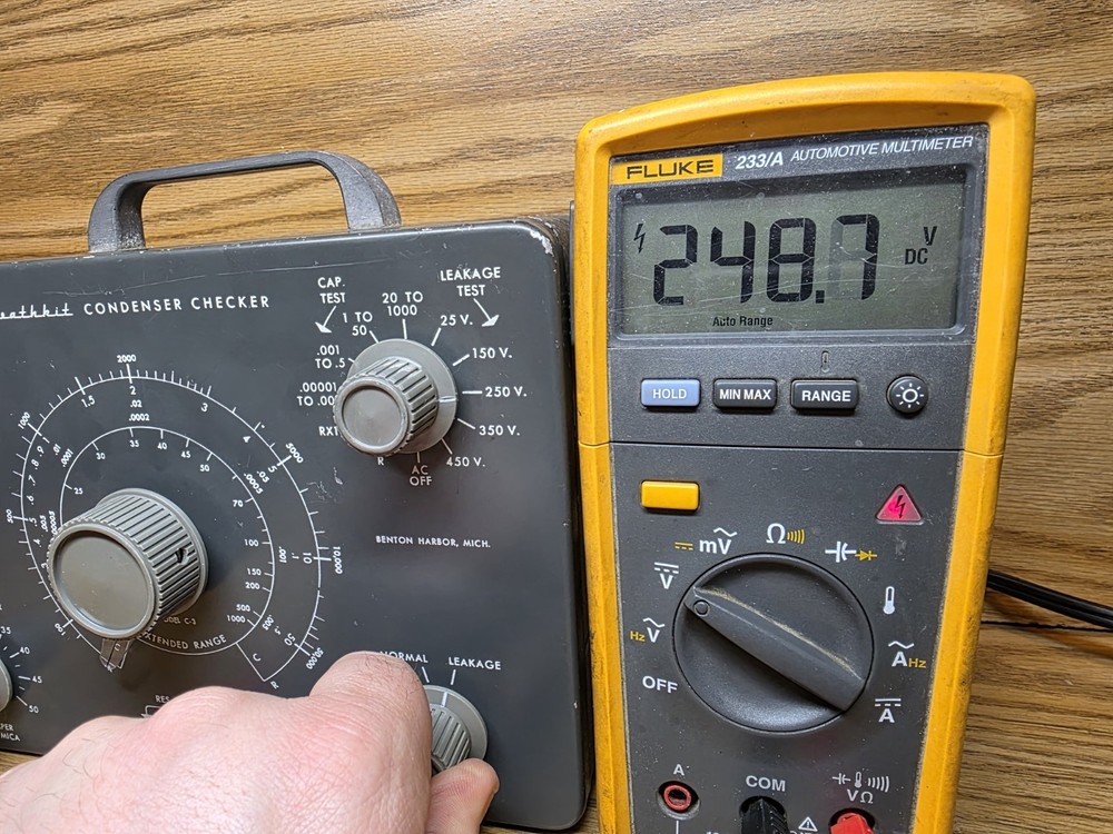 Heathkit C-3 Capacitor Tester Condenser Checker