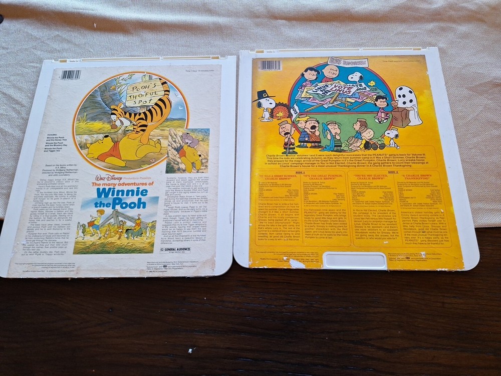 5 VINTAGE Video Disc *UNTESTED*