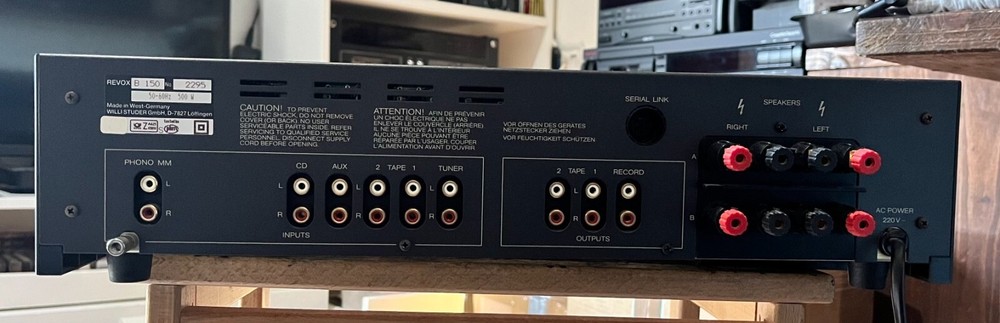Revox b 150 amplificatore integrato
