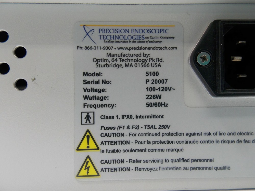 PRECISION ENDOSCOPIC TECHNOLOGIES LIGHT GUIDE MODEL 5100 (LAM-315)