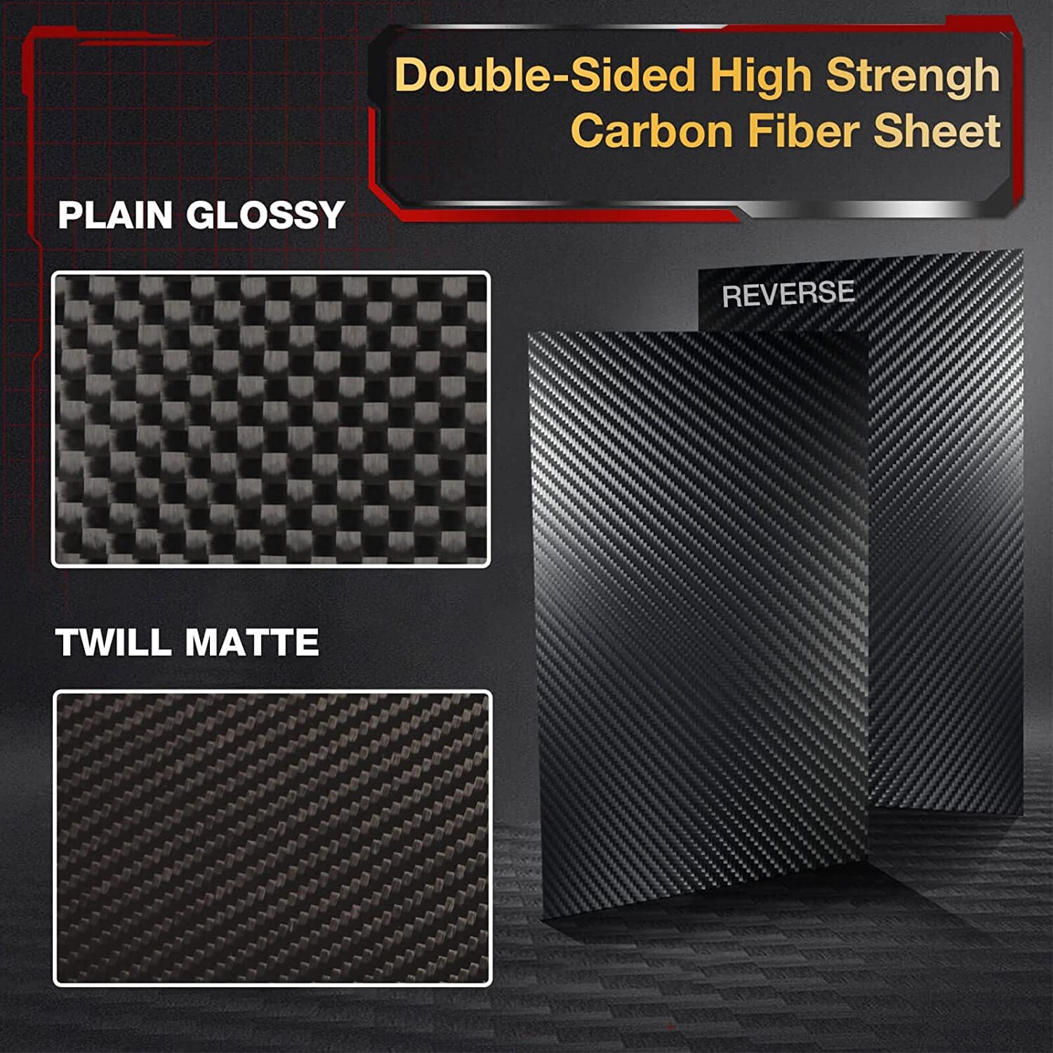 100x250 200x300 400X500 500x500 500x600mm 3K Carbon Fiber Sheet Plate 1-5mm