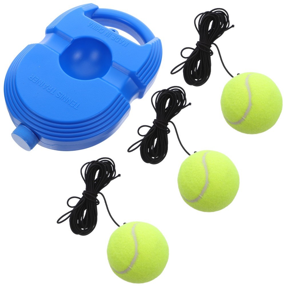 Tennis Training Equipment Set With Elastic String Non Base And Bounce
