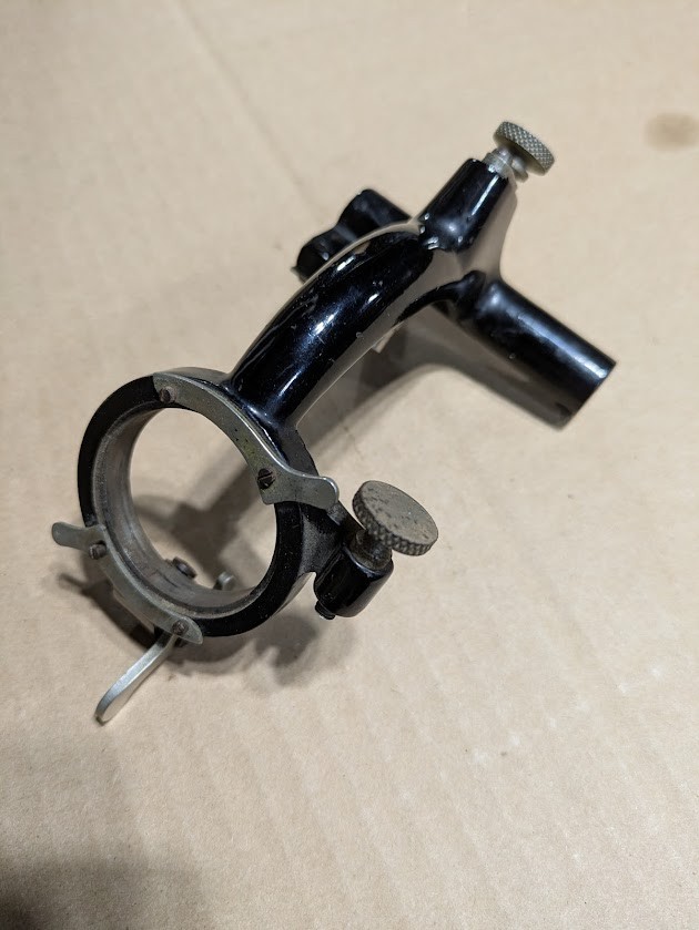EARLY SUITCASE EDISON STANDARD CARRIAGE, ORIGINAL PHONOGRAPH PART