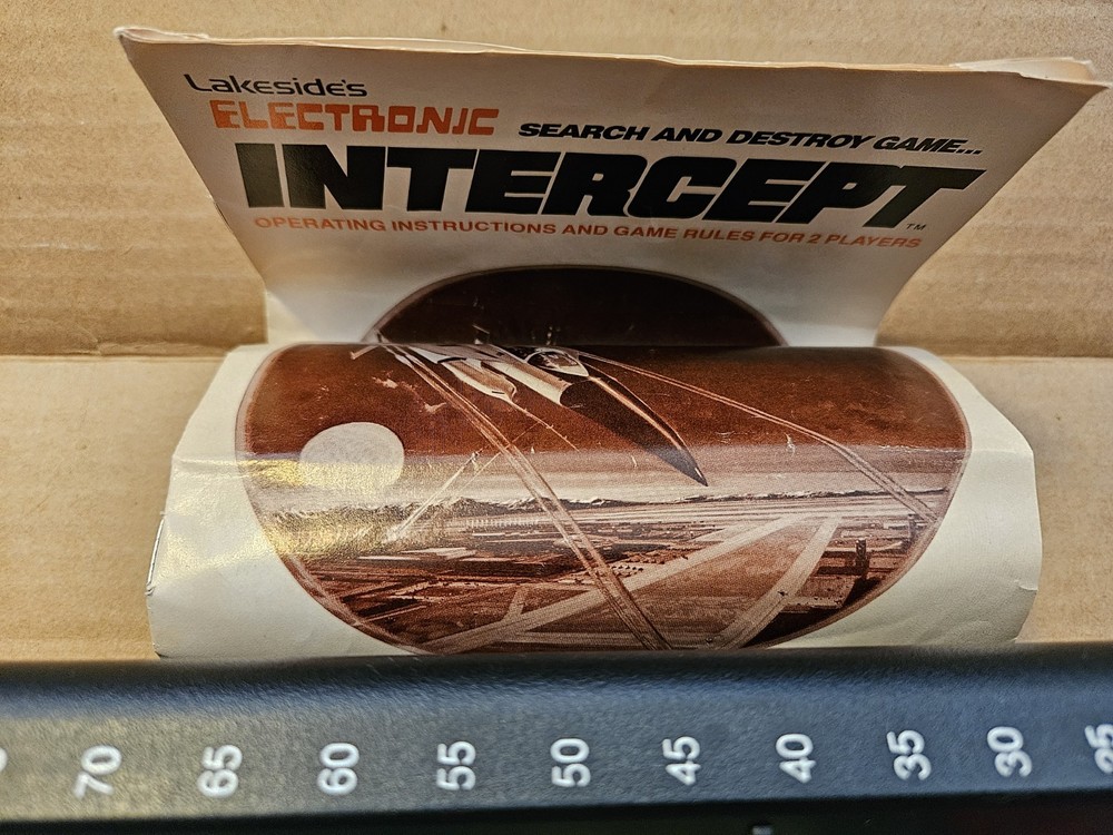 Lakeside Electronic Intercept Game In Box Not Tested. Incomplete