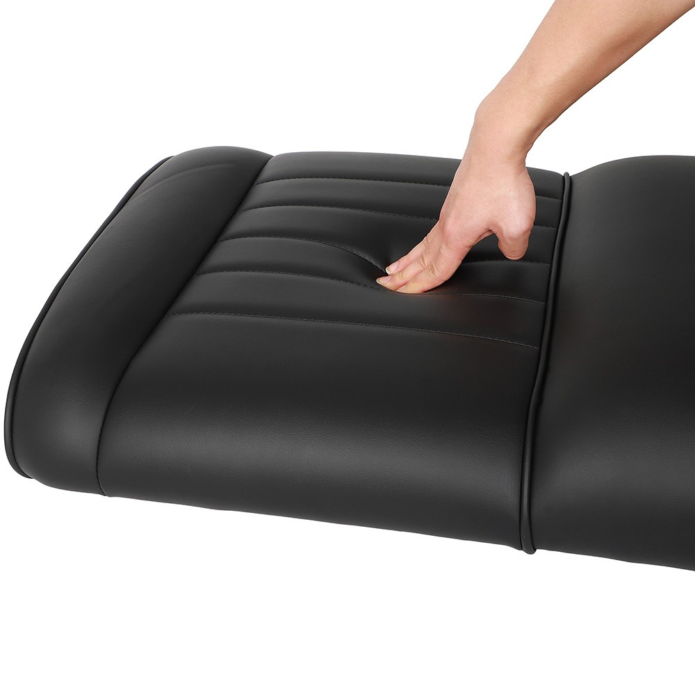 Golf Cart Front Seat Bottom Back Cushion Set for Club Car Precedent Black