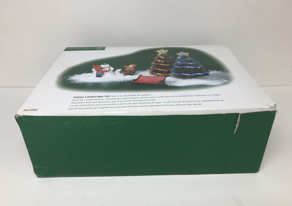 Dept 56 Snowy Landscape Set #52990