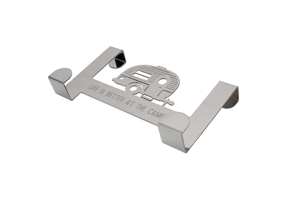 Over-The-Cabinet Hooks, Durable Stainless Steel, Silver, Medium Size