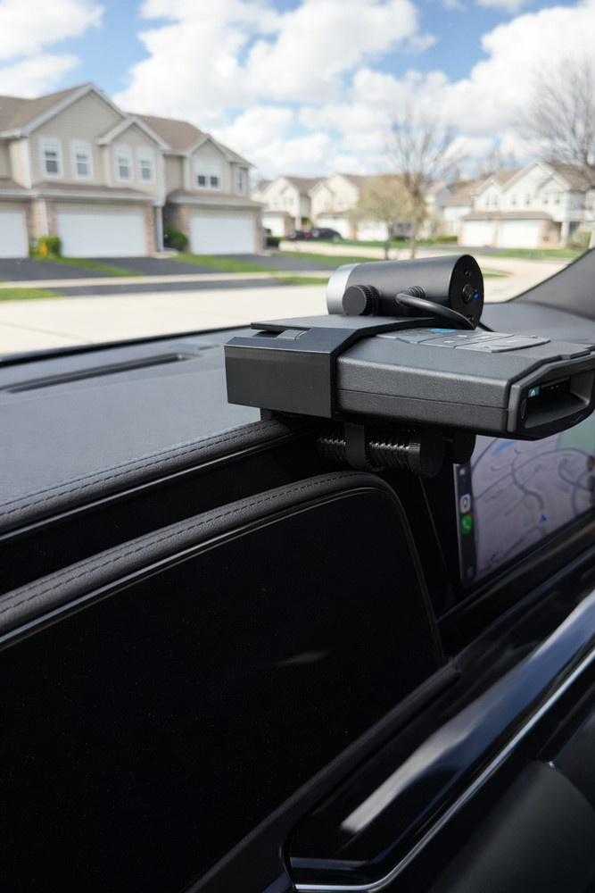 Escort Radar Detector Mount with Camera Holder – Screen Mounted Dashboard Mount