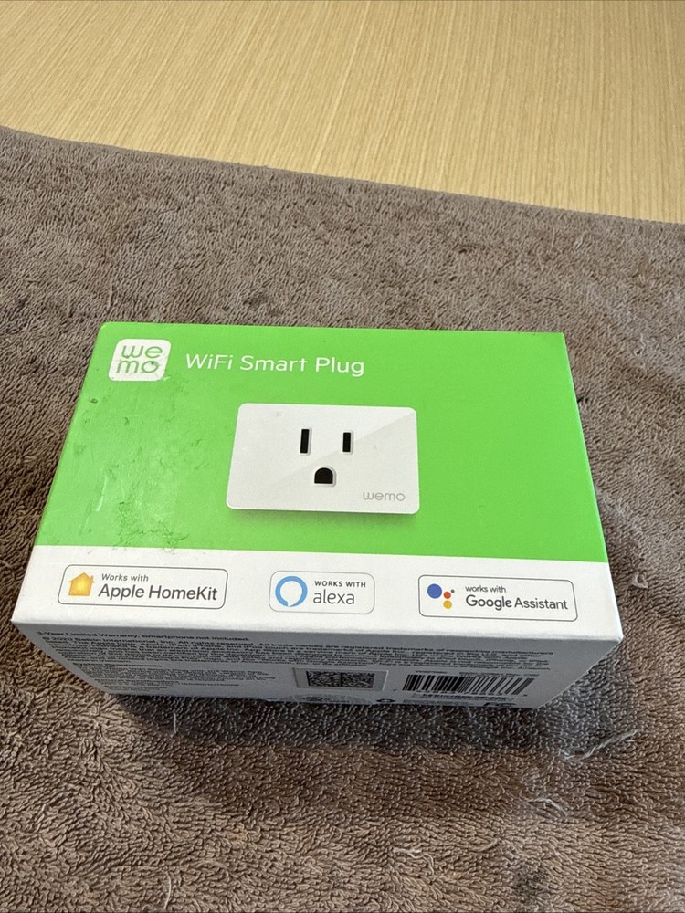 Wemo WiFi Smart Plug WSP080 White New Sealed