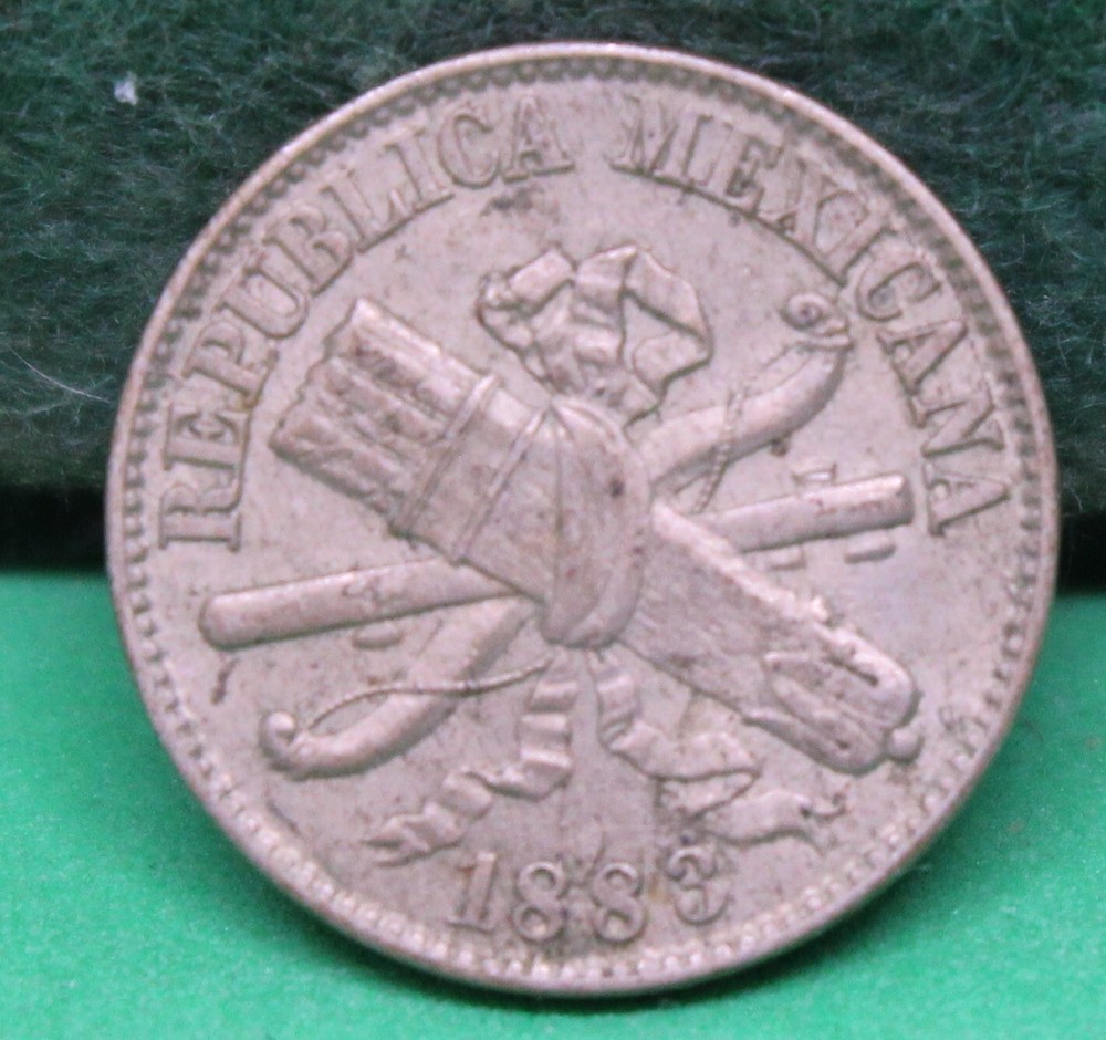 1883 Mexico 1 Centavo