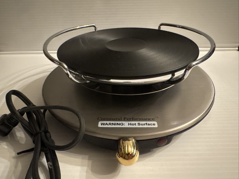 Cuisine Command Performance MK-336 1200W Portable Single Buffet Electric Burner