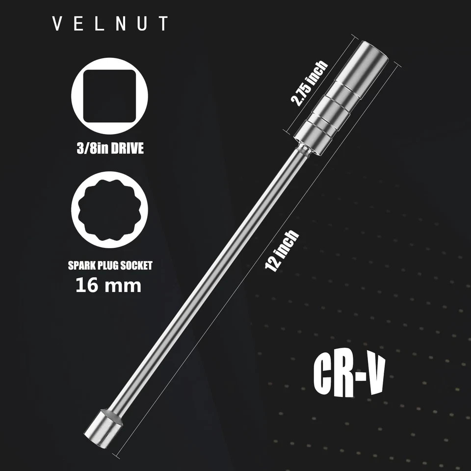 5/8 Inch x 12 Inch Spark Plug Socket Magnetic Spark Plug Socket Removal Tool