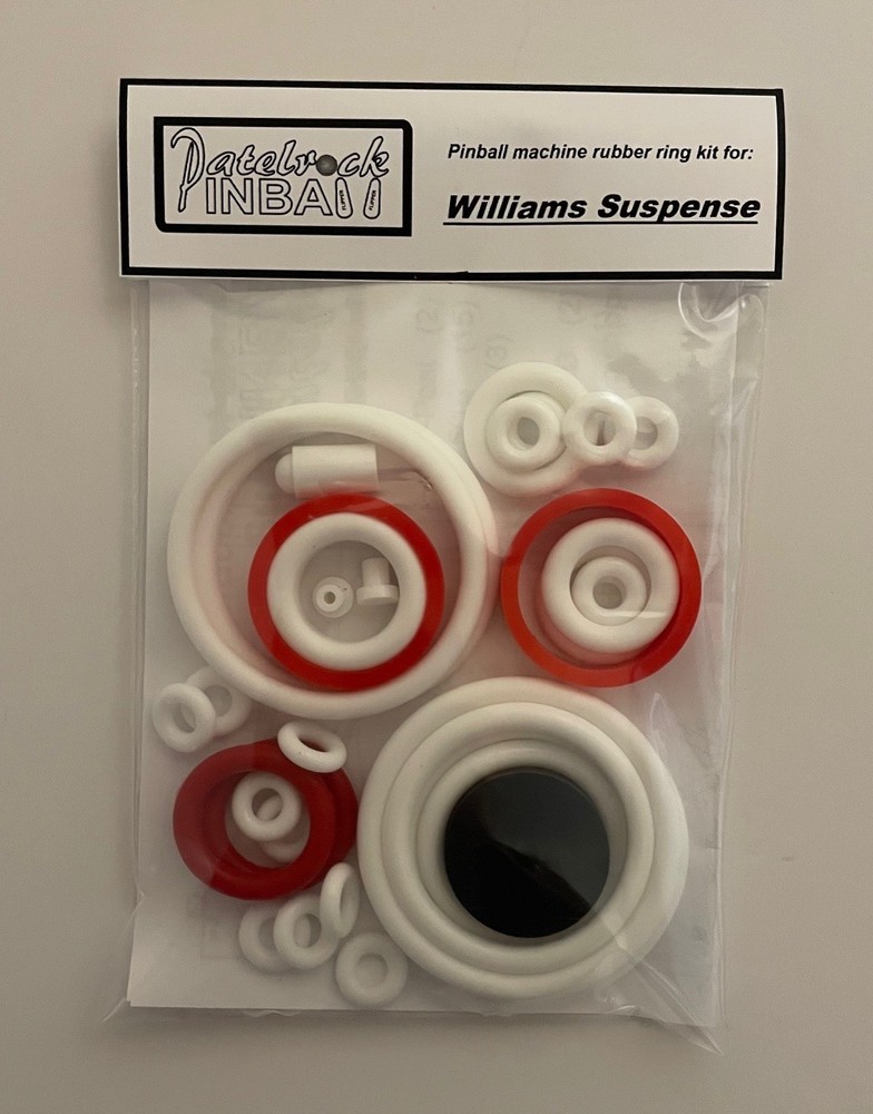 1969 Williams Suspense Pinball Machine Rubber Ring Kit