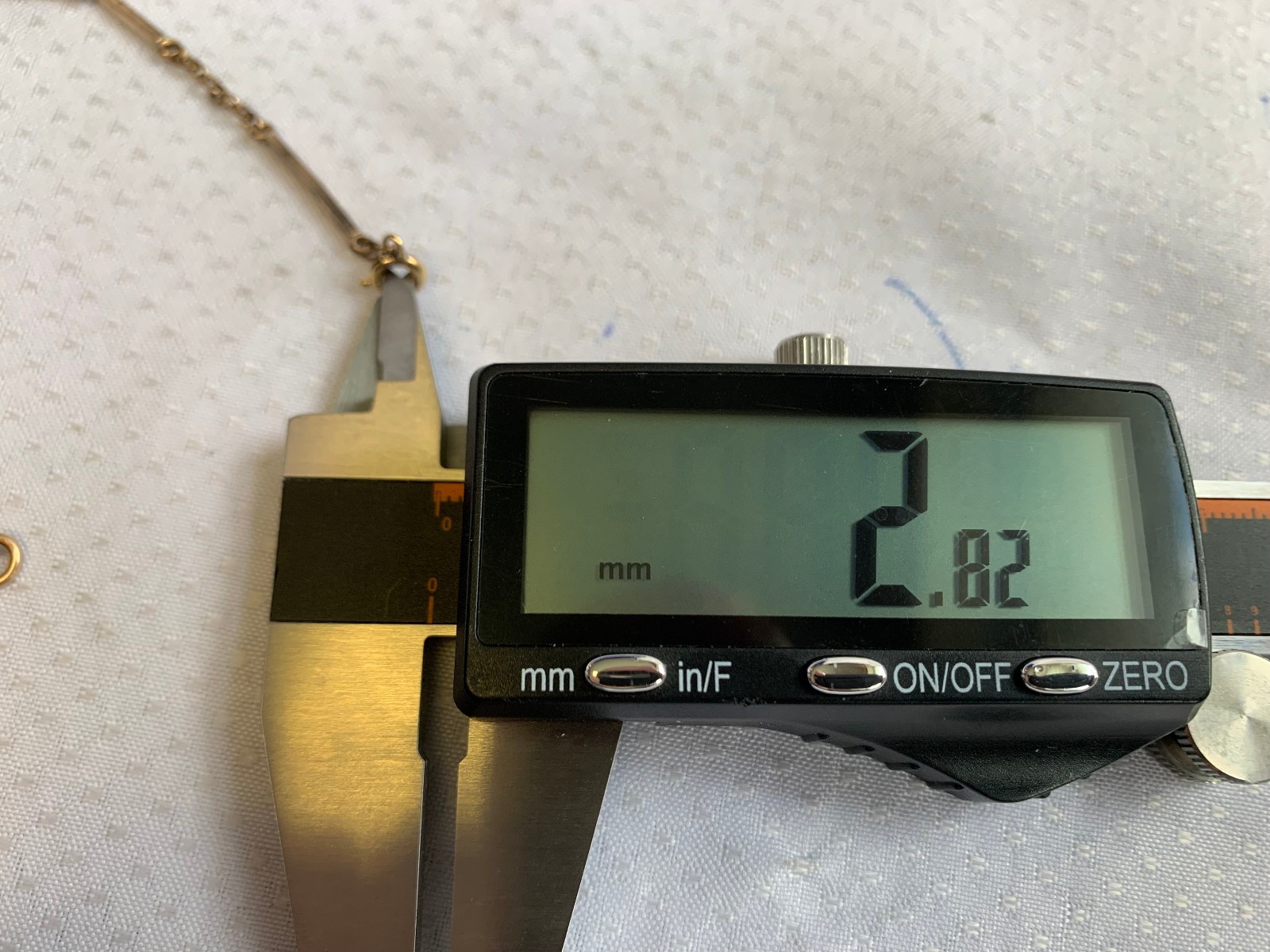 Antique 1/20 12K Gold Filled Pocket Watch Fob Vest Chain 15.5" Long Link Jewelry