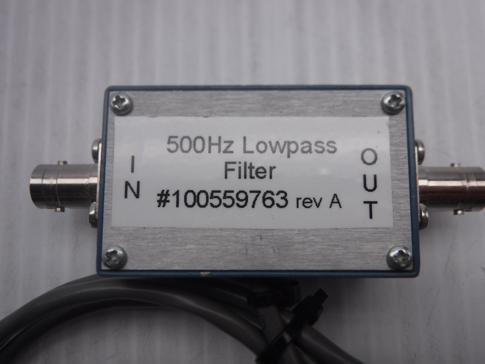 100559763 Rev A Lowpass Filter 500Hz