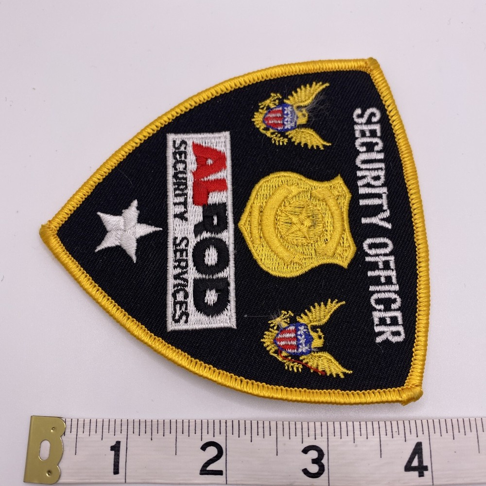 ALROD Security Services, Security Officer, Embroidered Patch, Crest, Emblem