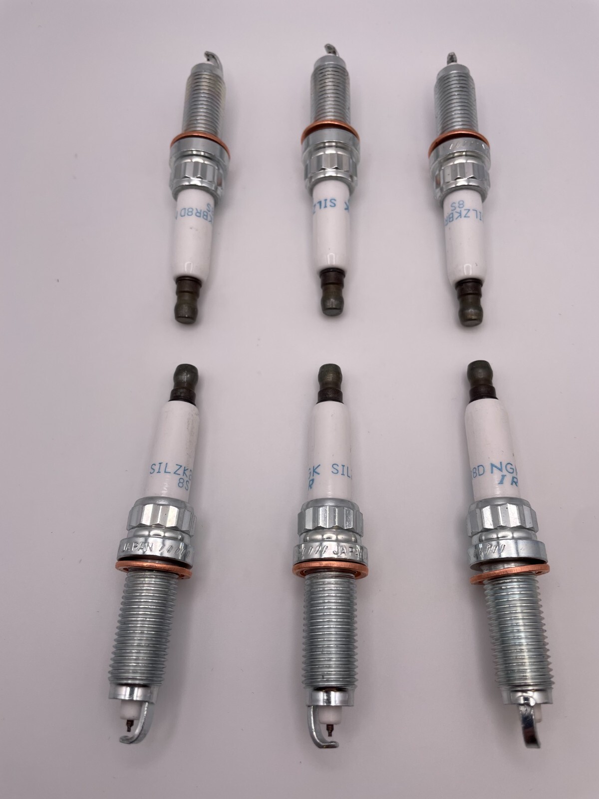6 NEW OEM LASER IRIDIUM SPARK PLUGS NGK 97506 SILZKBR8D8S