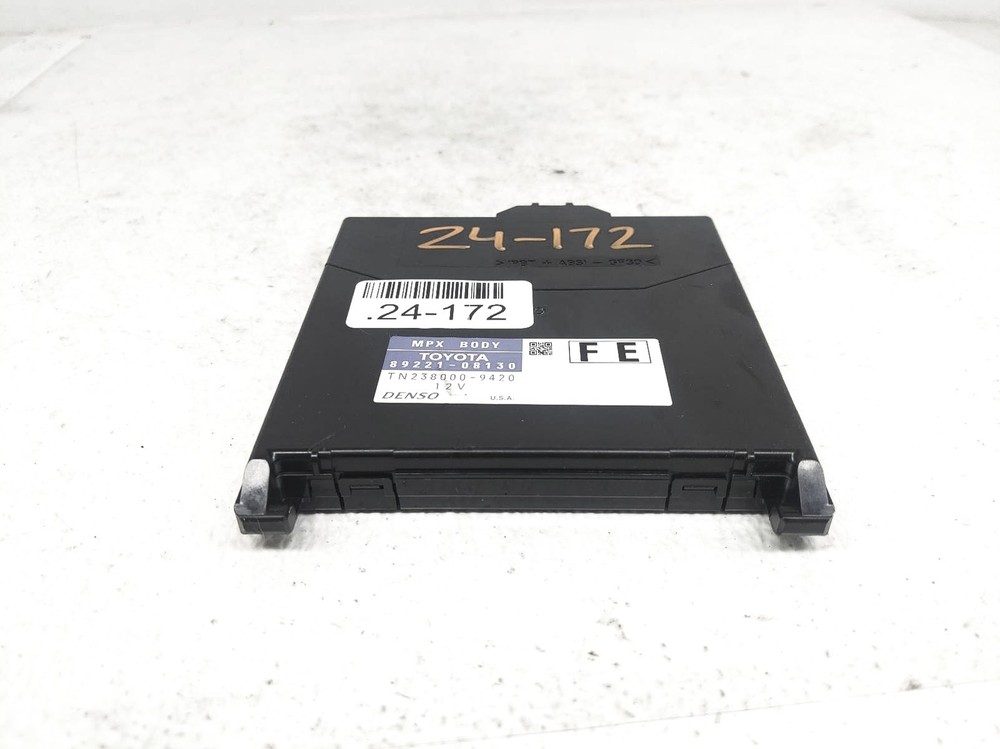 2017 Toyota Sienna Multi Plex Network Computer Module Unit 89221-08130 *Le