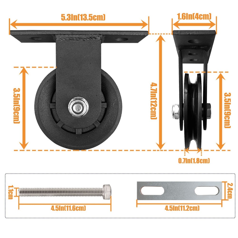 Power Rack Single Pulley System Attachment LAT Pulldown Machine Cable for Home