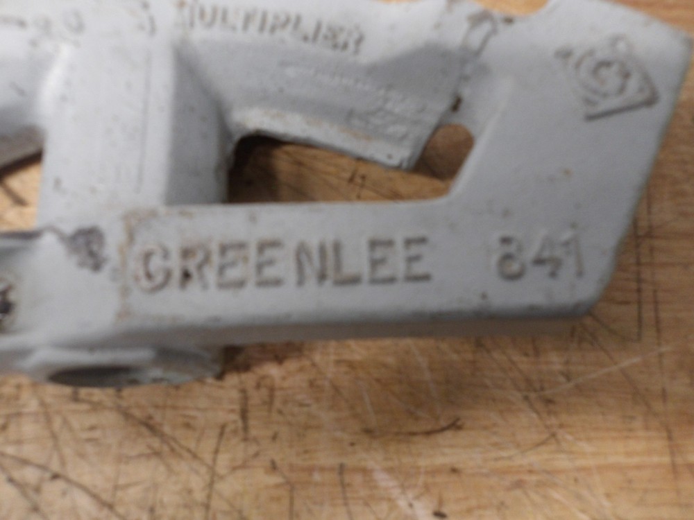 GREENLEE 841 HAND PIPE BENDER HEAD, #3111048G USED