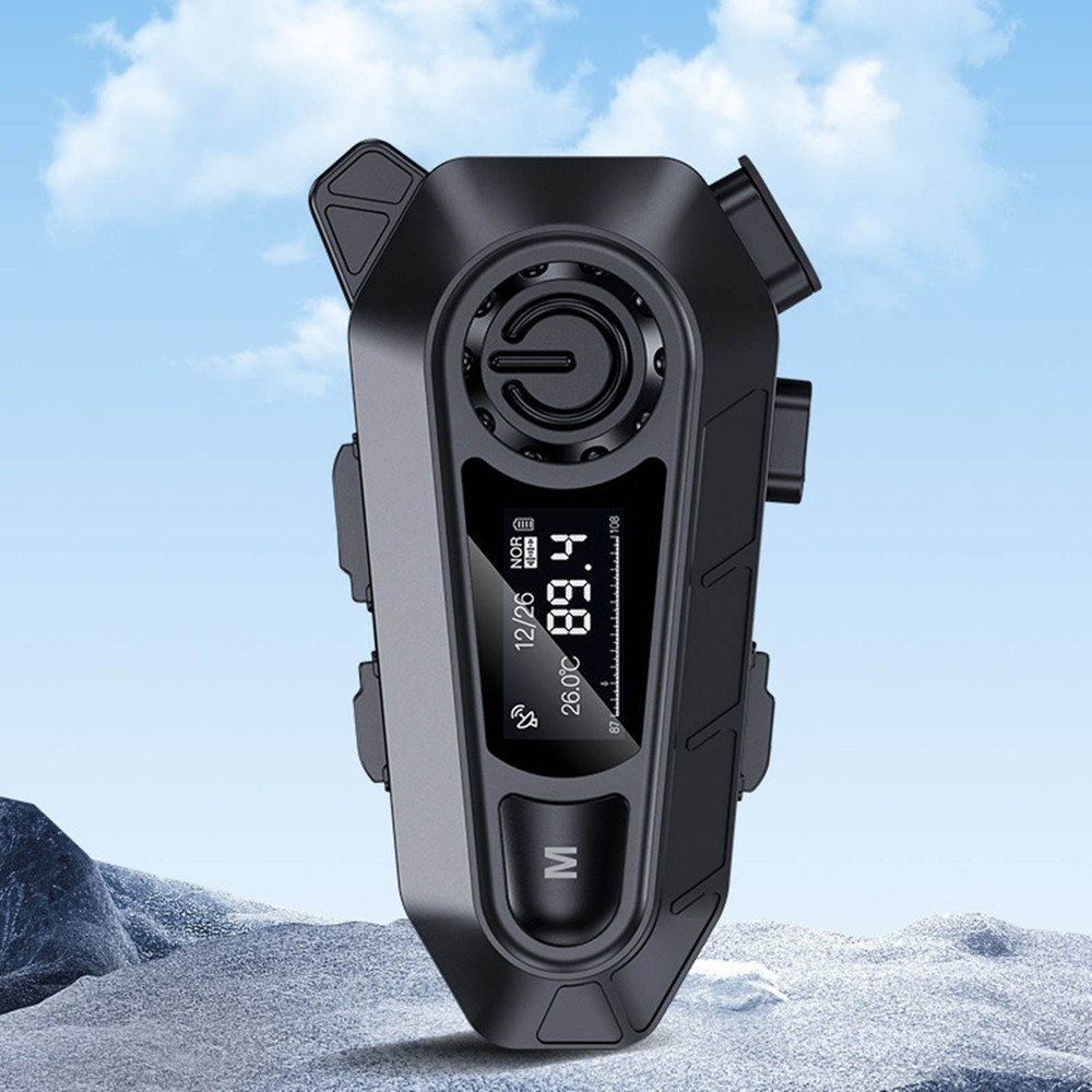 Motorcycle Helmet Headset Wireless Bluetooth 5.4 with Type-C Charging Port
