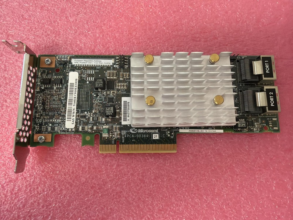 HPE E208I-P SR GEN10 SAS RAID CONTROLLER CARD, LOW PROFILE BRACKET