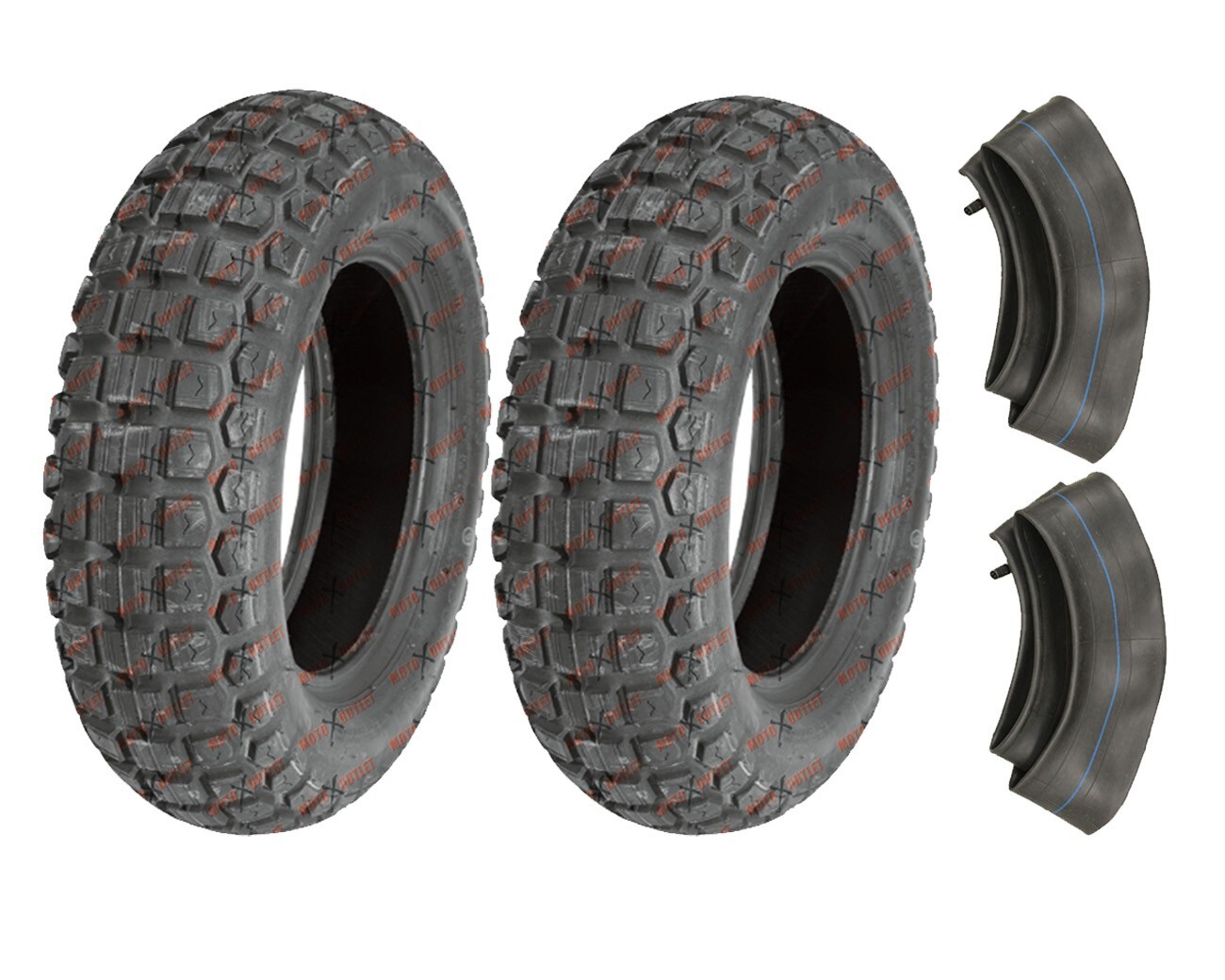 Bridgestone 4.00-10 Tires Tubes Set CT70 69-82 Front Rear Tire CT 70 Trail Wing