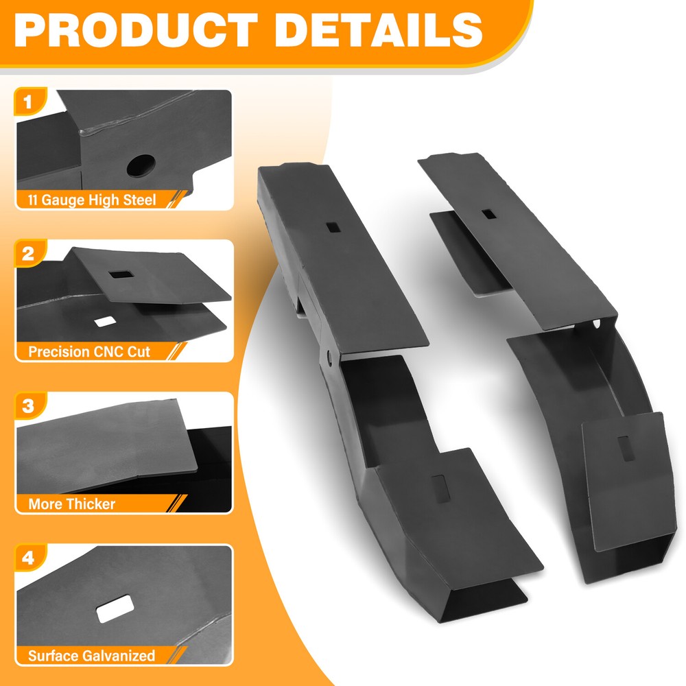 Front Frame Section Set for Tacoma 2005-2015 Double Cab/Access Cab 2nd Gen