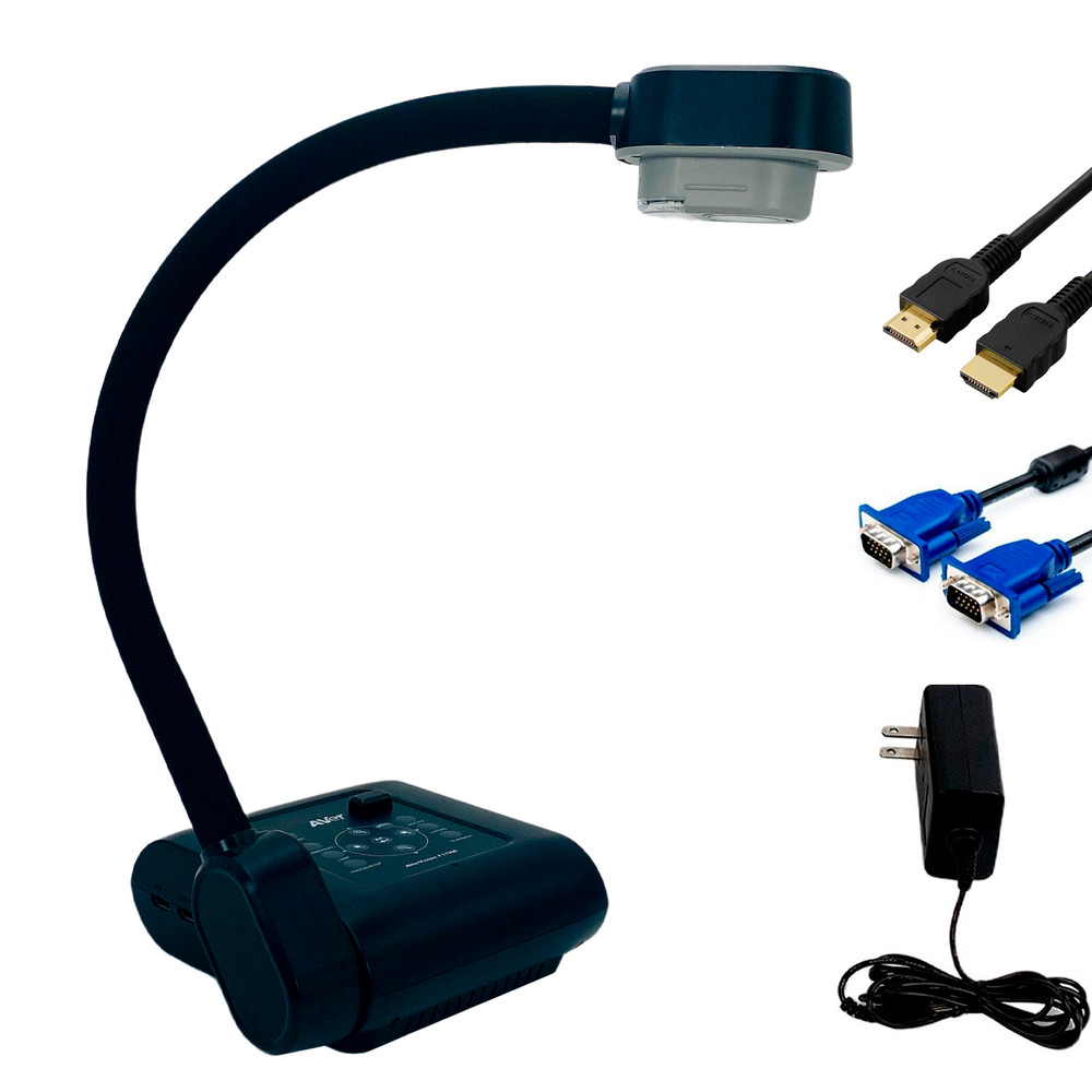 Document Camera For Classroom Lecture Education Image Scanning HDMI VGA w/Bundle