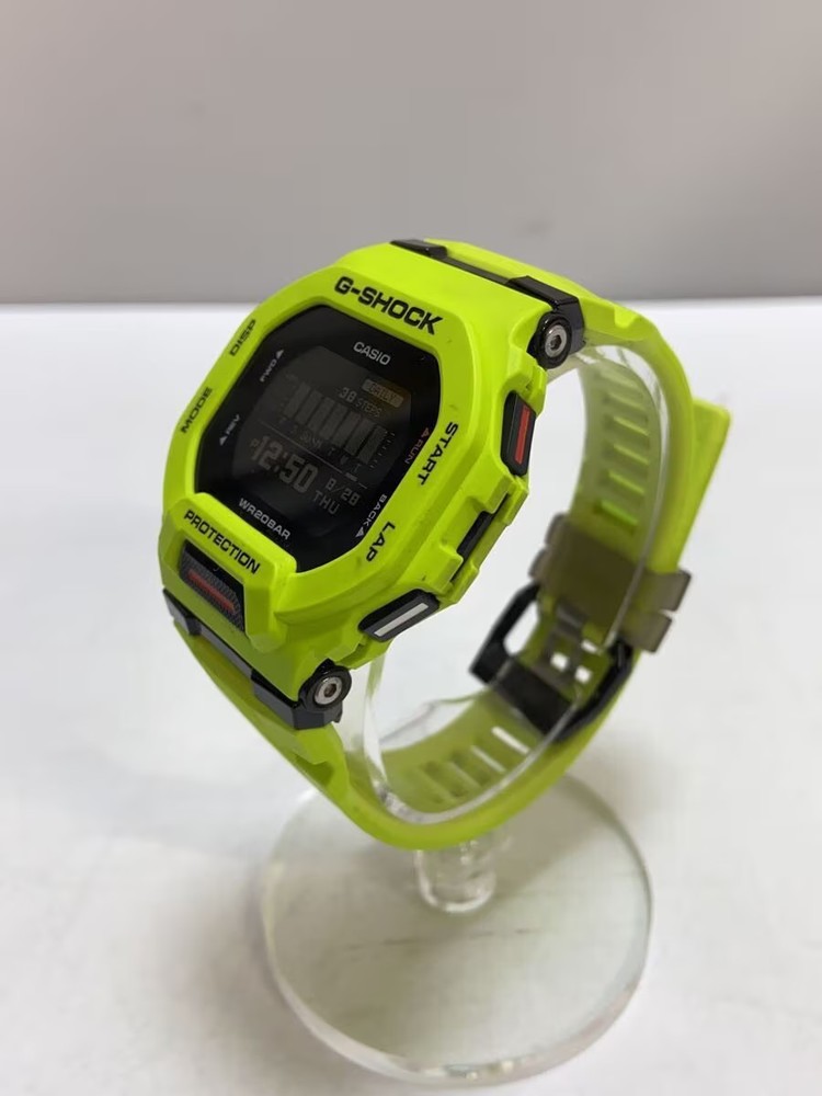 CASIO quartz watch G SHOCK digital rubber BEG GRN