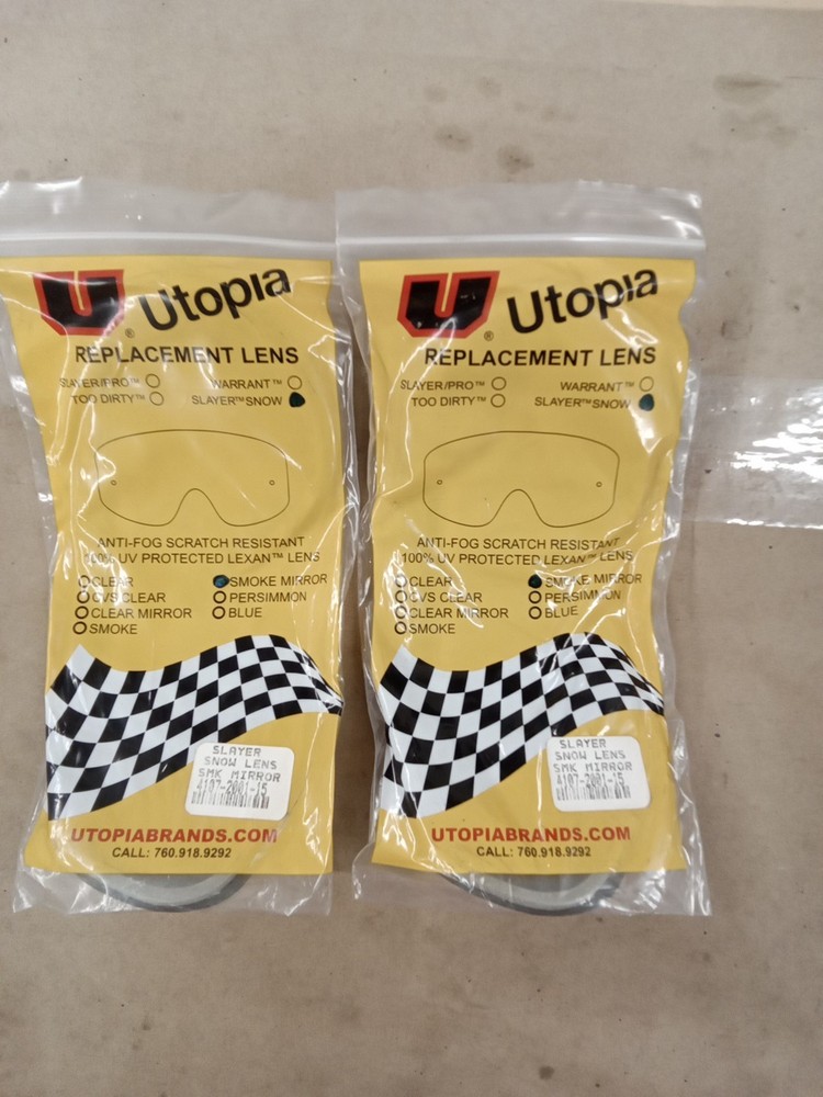 Utopia Slayer Replacement Smoke Mirror Lens
