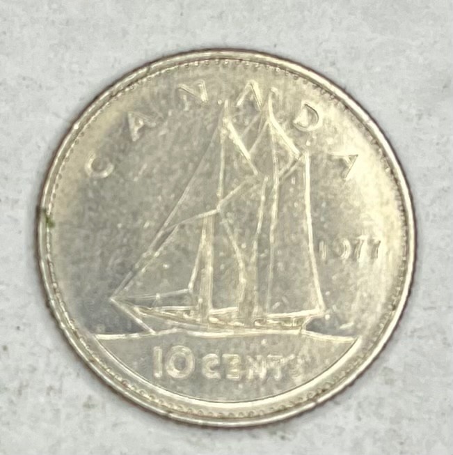 1977 Canada 10 Cents