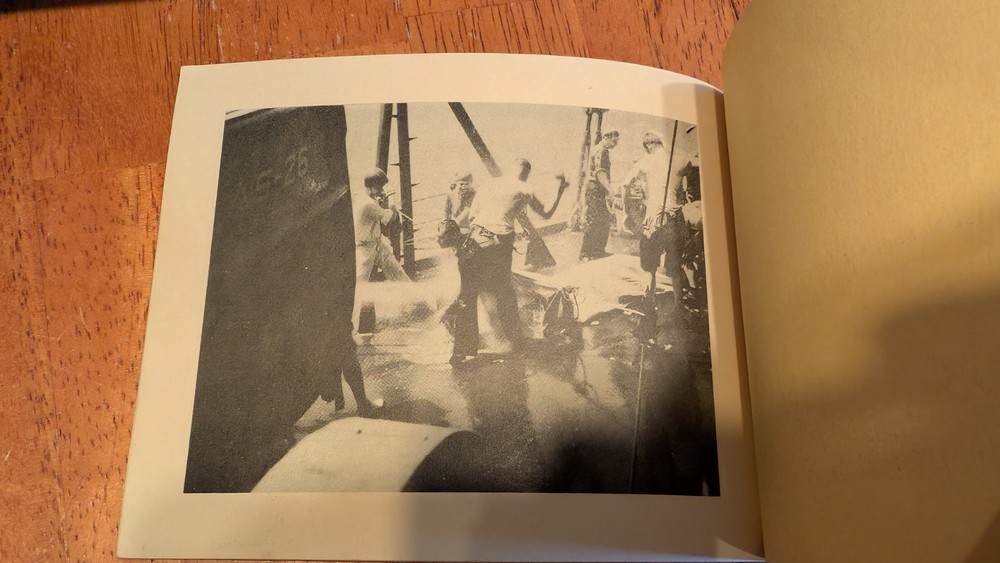 Rare Shellback Initiation U.S.S. Clytie March 1945