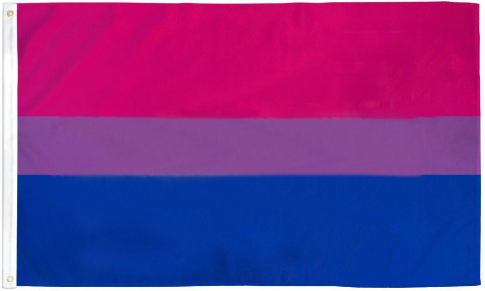 "Bi Pride" Polyester Double Sided High Quality 3 ft x 5 ft Flag