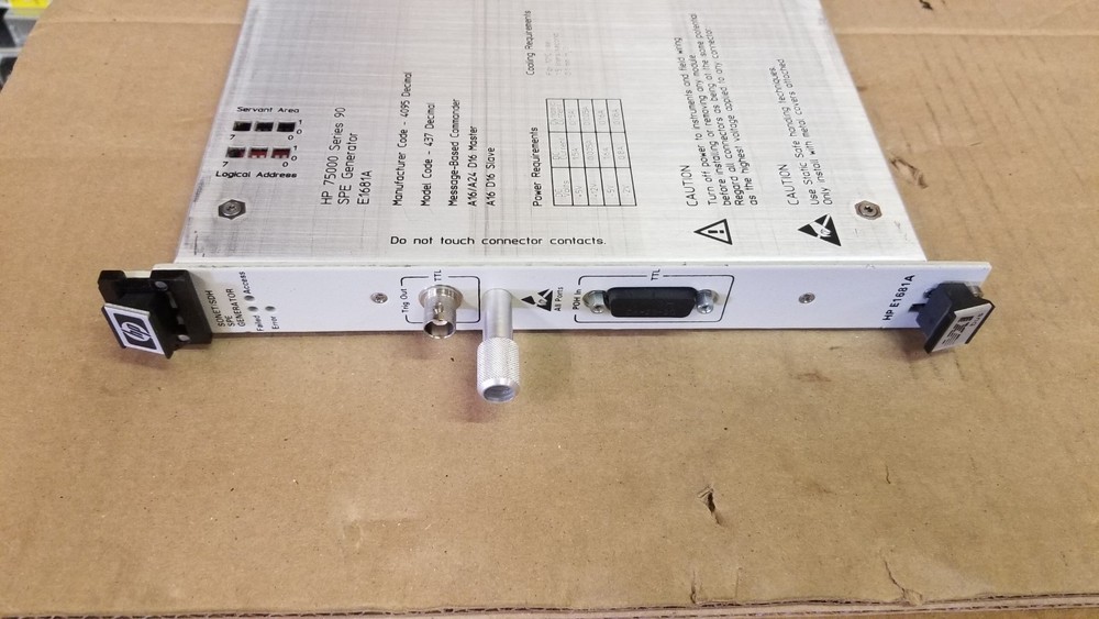 HP E1681A SONET/SDH SPE Generator