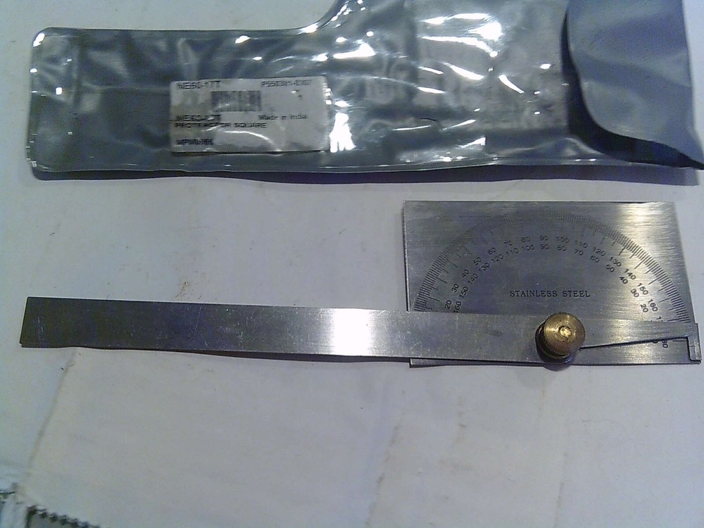 Stainless Steel Protractor Square