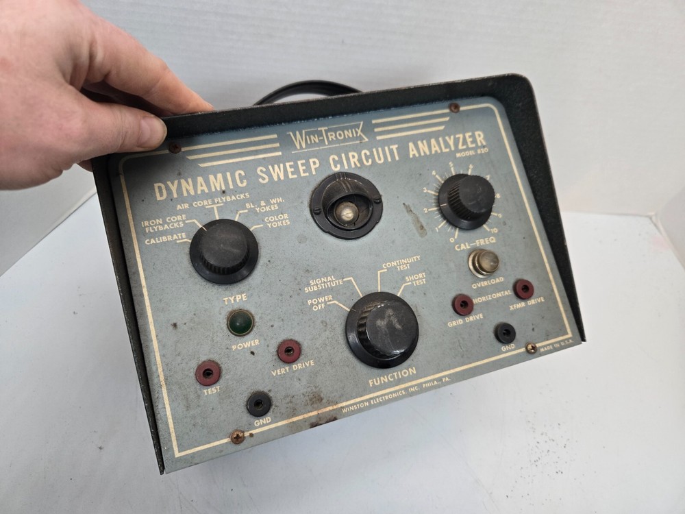 1960 Win-Tronix Model 820 Dynamic Sweep Circuit Analyzer Winston