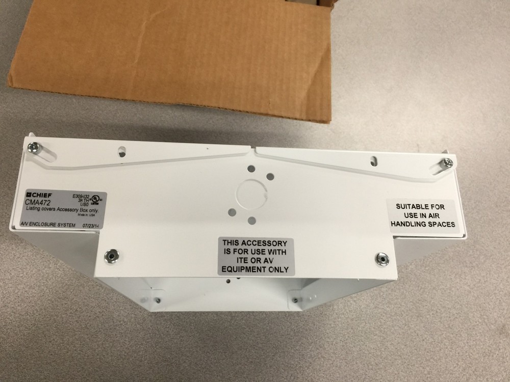 Chief CMA472 Above-Tile Storage Accessory "New"