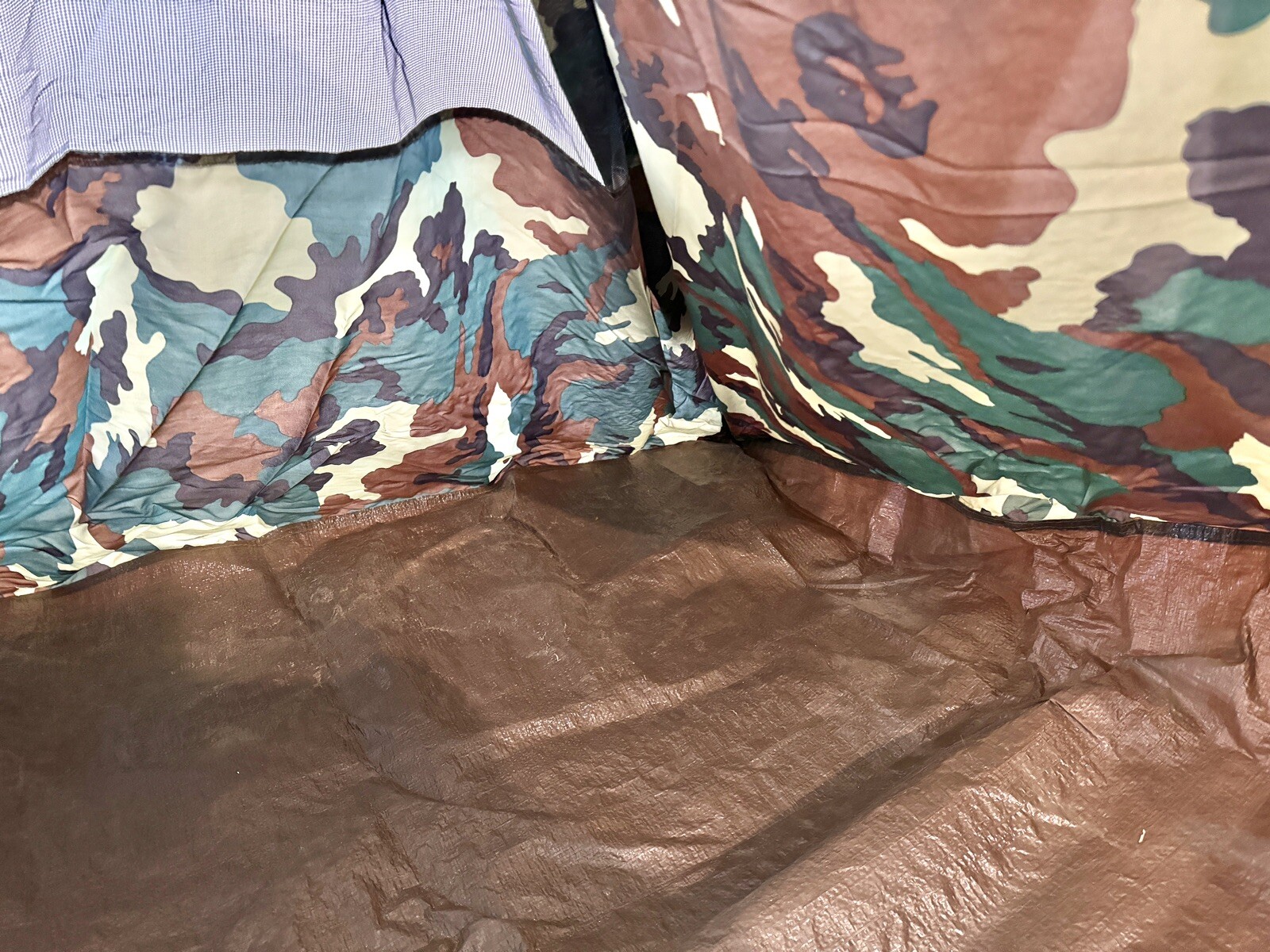 1986 ERO Hasbro G.I. Joe “Trooper Dome” Camo Play Tent - Incomplete! Read Descri