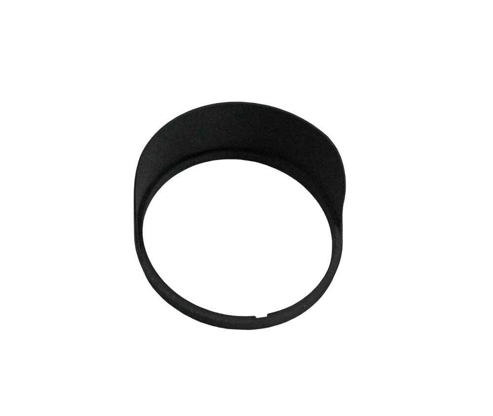 3-3/8" Black Gauge Light Shield Visor Cover Cap