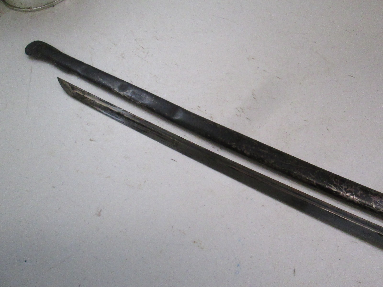 WWII JAPANESE POLICE OFFICERS PARADE SWORD MARKED TOKYO JAPAN SUYA WITH SCABBARD