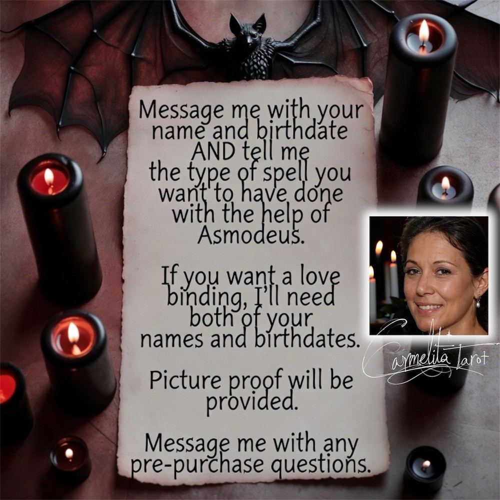 Asmodeus Love Spell - By Carmelita Tarot