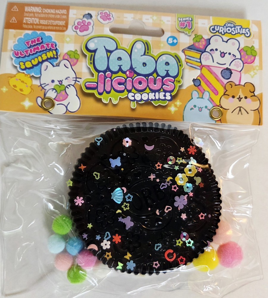 Taba-licious MEGA COOKIE Oreo Orb Curiosities Squeeze Toy Taba Squishy FAST SHIP