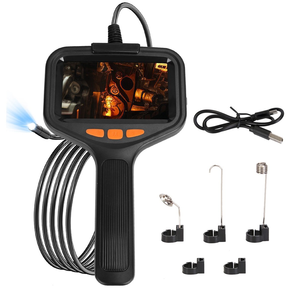 LED Endoscope Borescope HD Inspection Camera Adjustable for Plumbing Automative